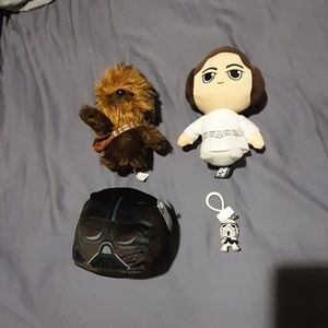 Star wars plushies, and keychain
